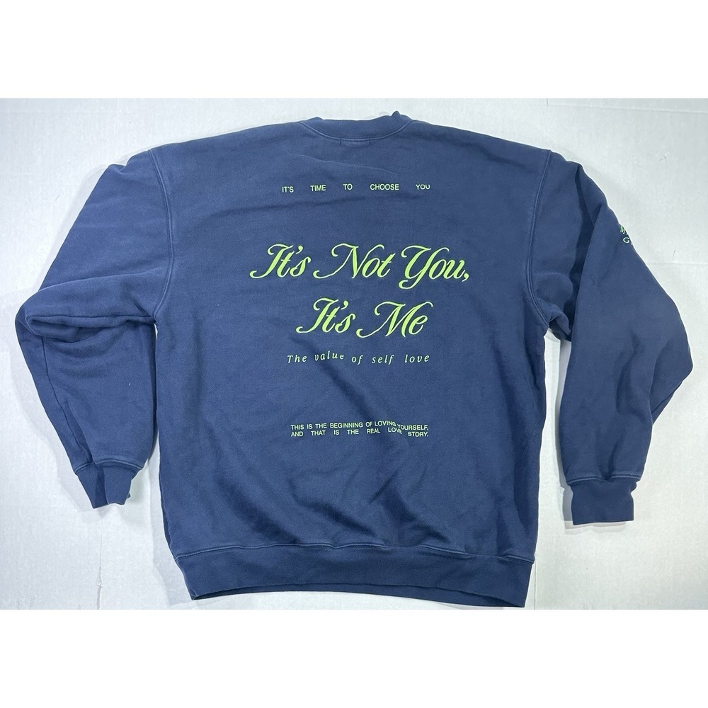 The Mayfair Group‎ Sweatshirt It's Not You It's Me Self Love Crewneck S/M